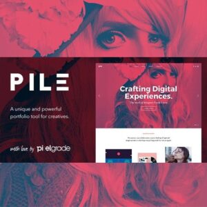 PILE - An Uncoventional WordPress Portfolio Theme
