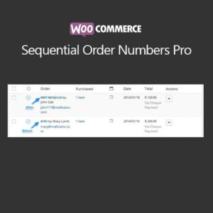 WooCommerce Sequential Order Numbers Pro